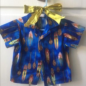 Straight from Hawaii! 18 months Surfs Up Button Up